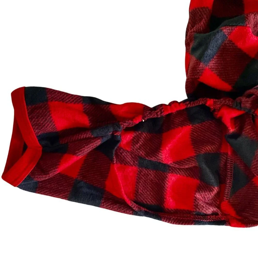 Wondershop Pet Pajamas Buffalo Check Black Red Dog XL NEW NWT